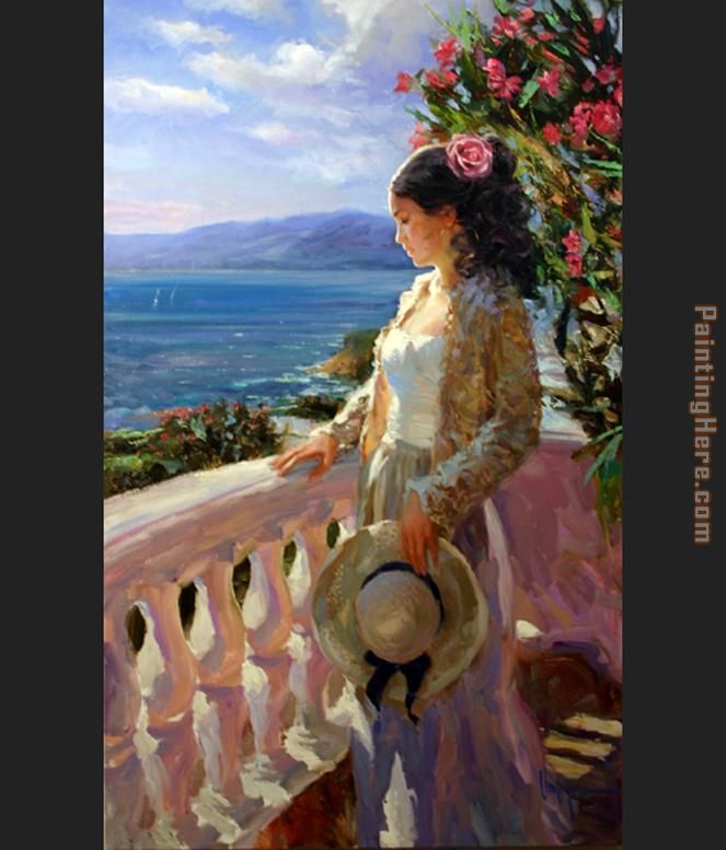 Spanish Beauty painting - Vladimir Volegov Spanish Beauty art painting